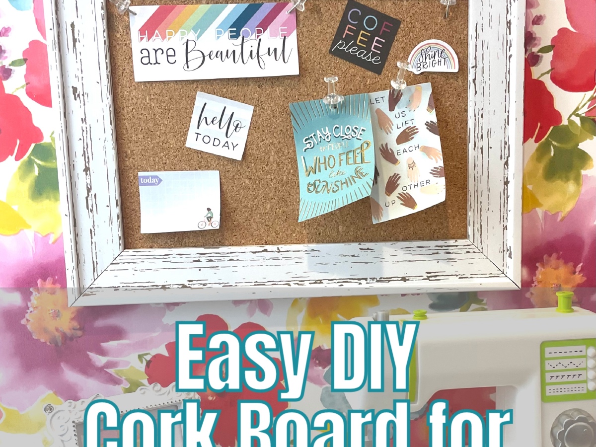 Quick and Easy DIY Cork Board for Dolls